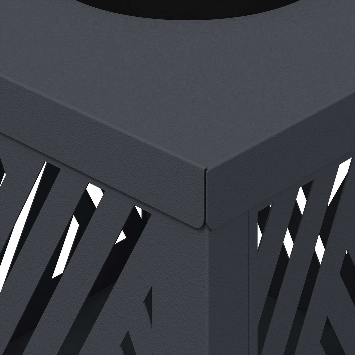 Solární LED Cestovní Světlo Rybí kost 2 pcs Antracit