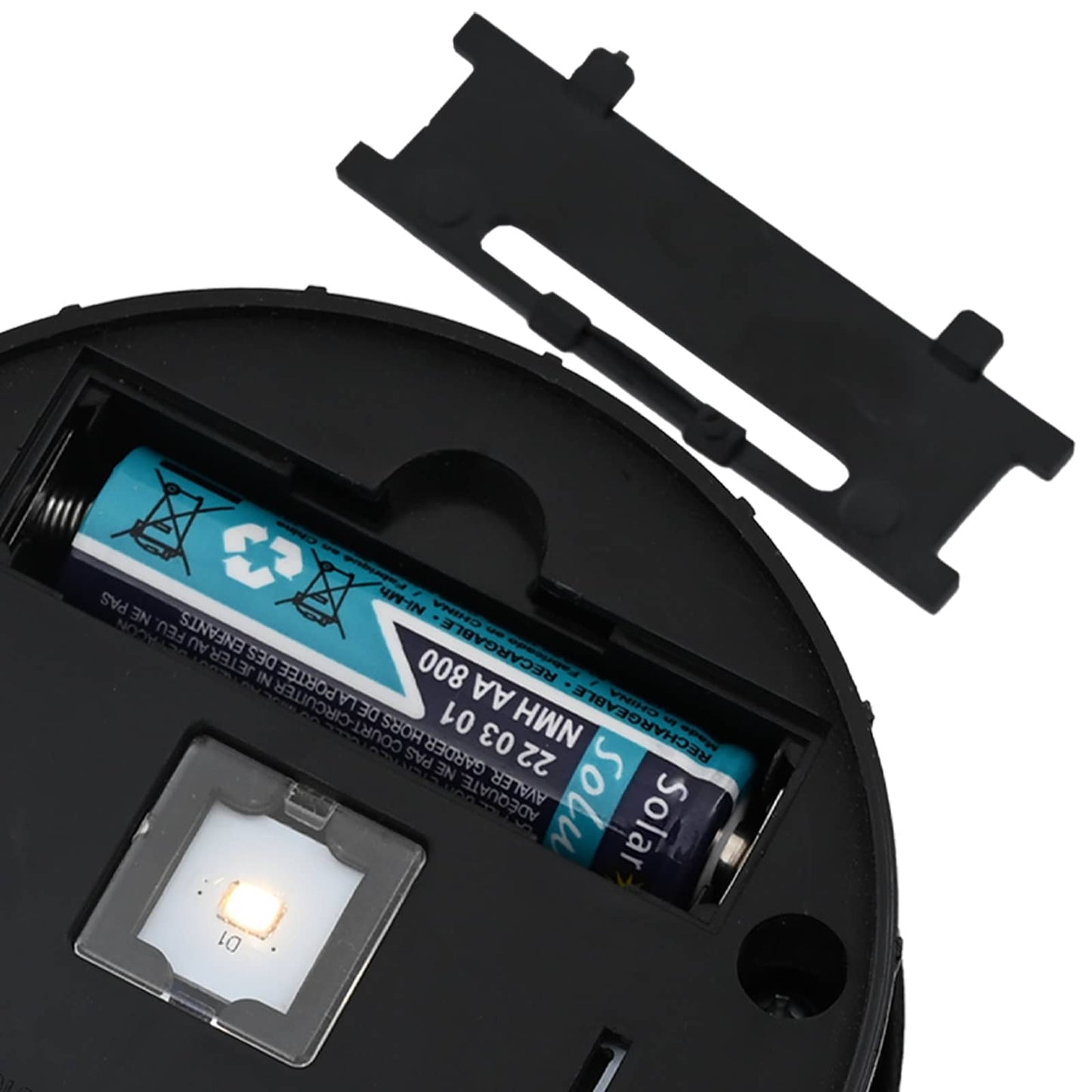 Solární LED Cestovní Světlo 2 pcs Pozinkovaný Pozinkovaný