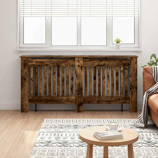 Kryt radiátoru Kouřový dub 172 x 19 x 81,5 cm kompozitní dřevo